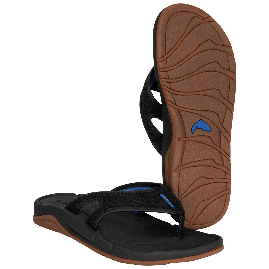 Simms Fishing Challenger Flip Flop - Sale, Black