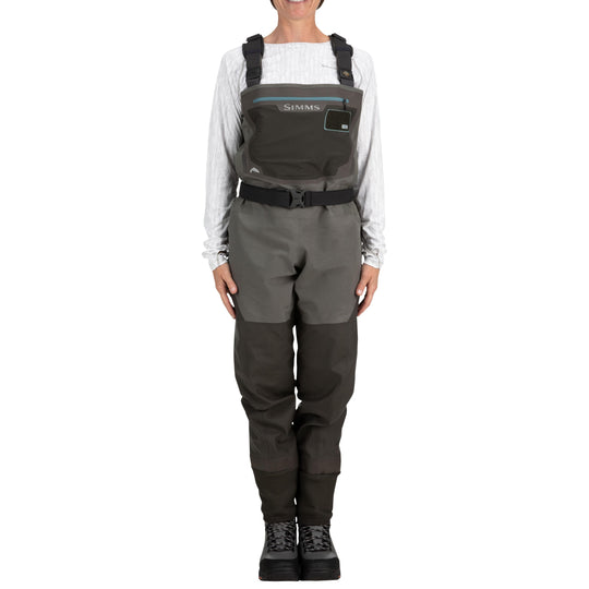 Simms Women's G3 Guide Stockingfoot Sale, Gunmetal, view 2