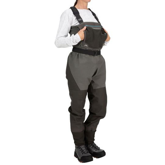 Simms Women's G3 Guide Stockingfoot Sale, Gunmetal, view 5