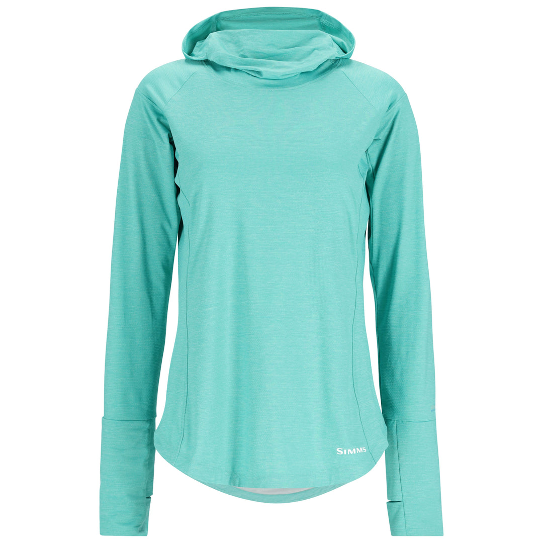 Simms Women's SolarFlex Cooling Hoody - Sale, Gulf Blue, view 3