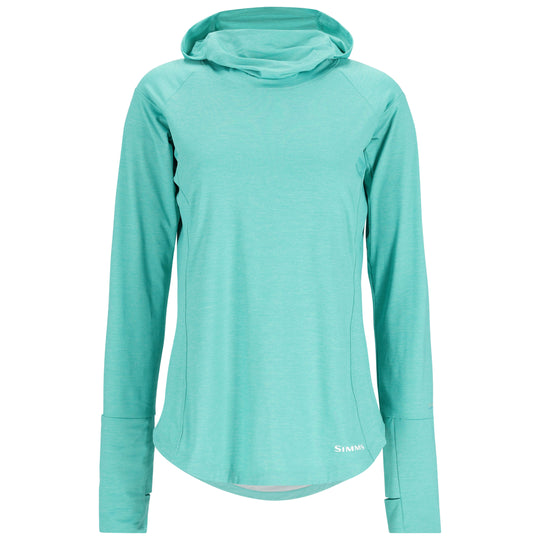 Simms Women's SolarFlex Cooling Hoody - Sale, Gulf Blue, view 3