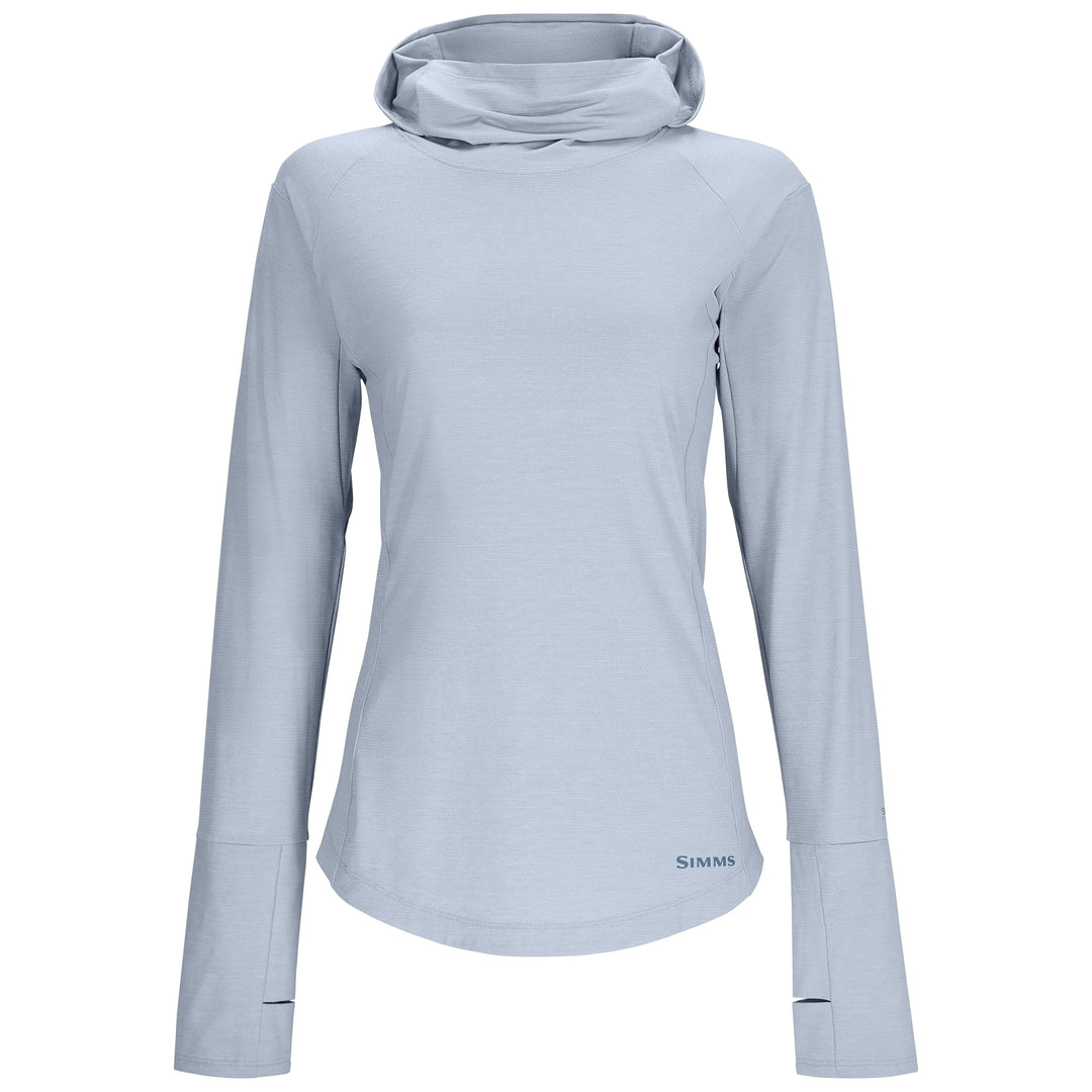 Simms Women's SolarFlex Cooling Hoody - Sale, Steel Blue