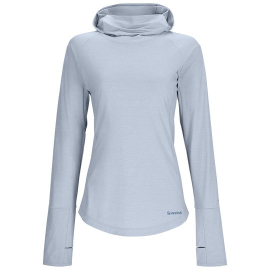 Simms Women's SolarFlex Cooling Hoody - Sale, Steel Blue