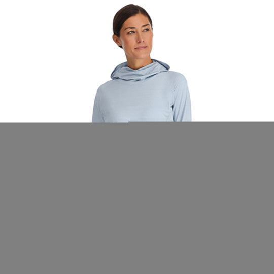 Simms Women's SolarFlex Cooling Hoody - Sale, Steel Blue, view 2