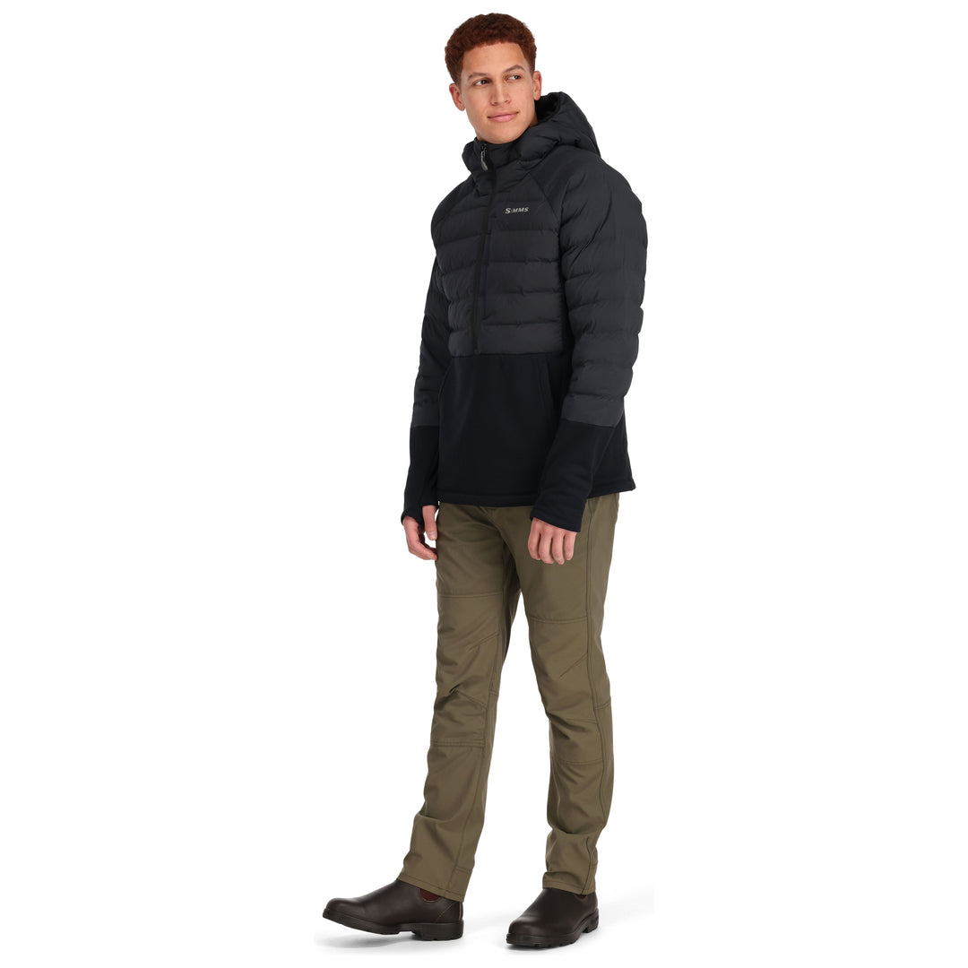 Simms Men's ExStream Pull Over Hoody Sale, Black, view 3