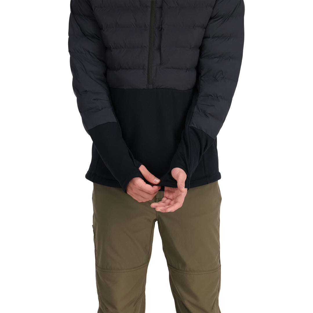 Simms Men's ExStream Pull Over Hoody Sale, Black, view 9
