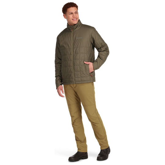 Simms Men's Fall Run Collared Jacket Sale, Dark Stone, view 3