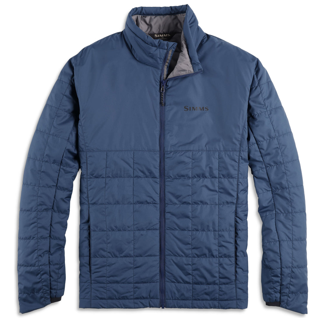 Simms Men's Fall Run Collared Jacket Sale, Navy, view 2