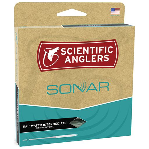 Scientific Anglers Amplitude Sonar Saltwater Intermediate Fly Line, Ocean Blue / Clear