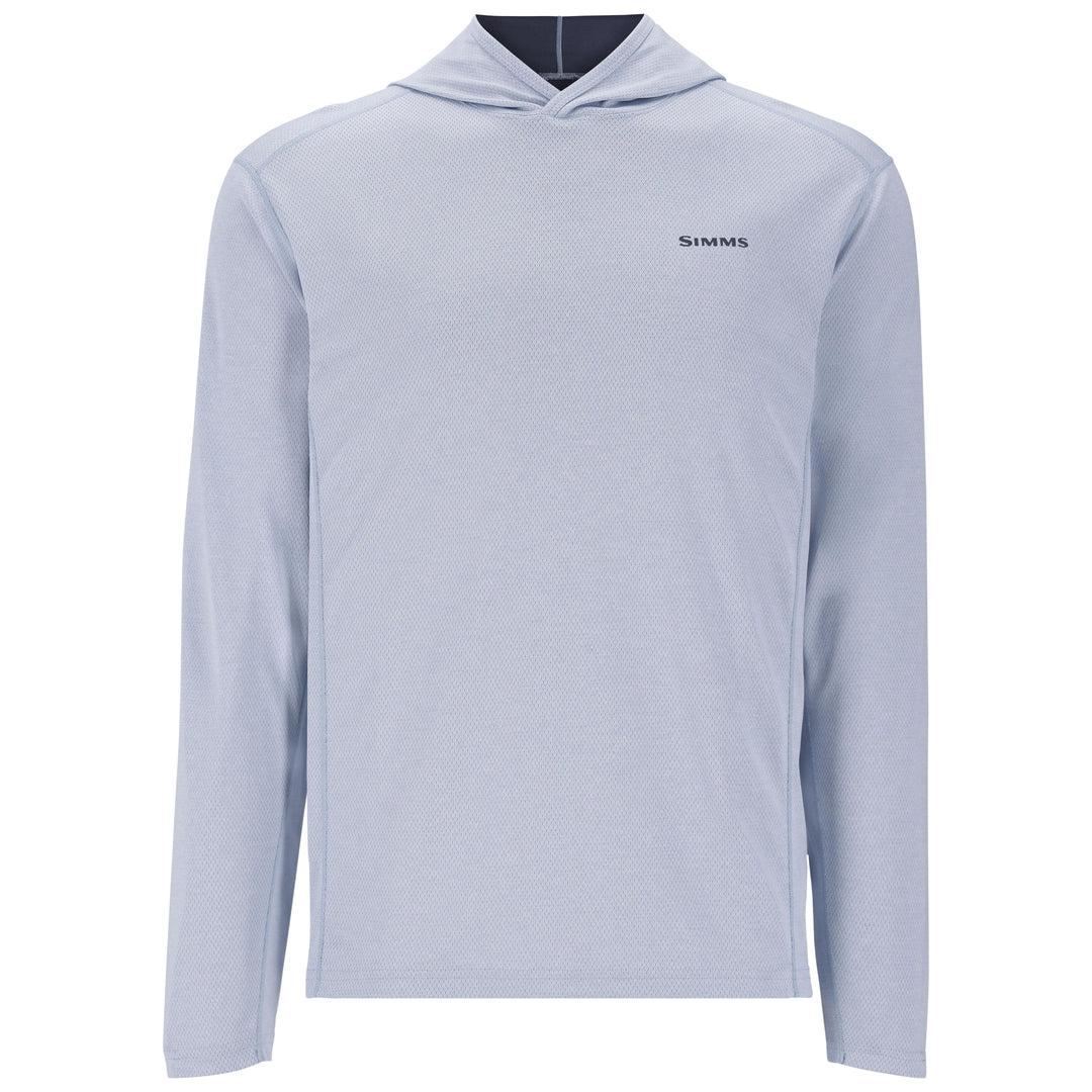 Simms Men's Bugstopper Hoody, Steel Blue Heather