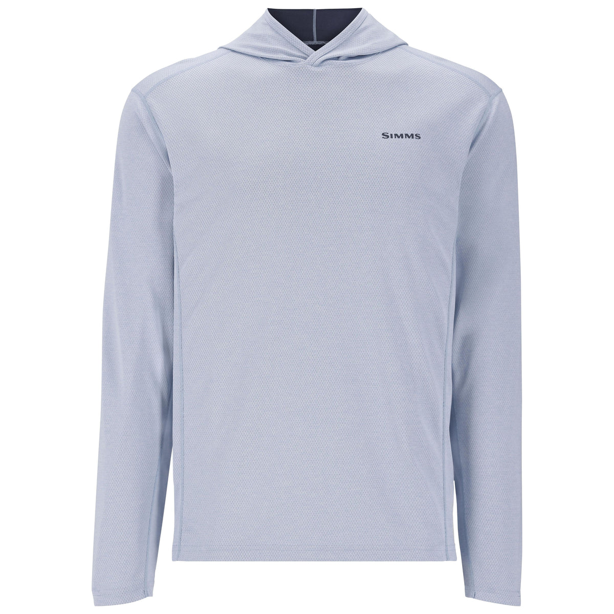 Simms Men's Bugstopper Hoody, Steel Blue Heather