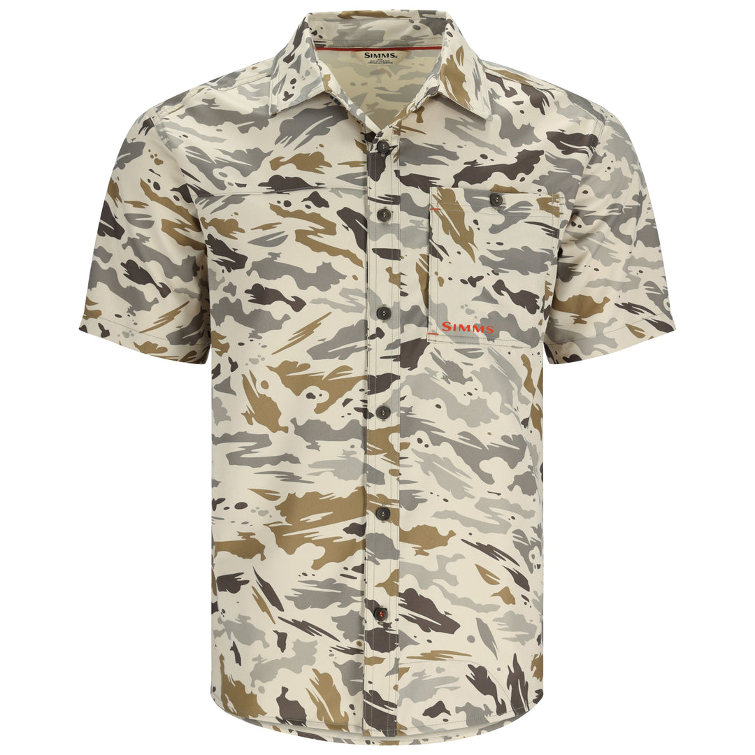 Simms Challenger SS Shirt - Sale, Ghost Camo Stone
