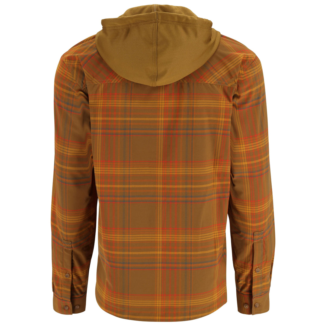 Simms Men's Coldweather Hoody Sale, Bronzeback Neo Plaid, view 2