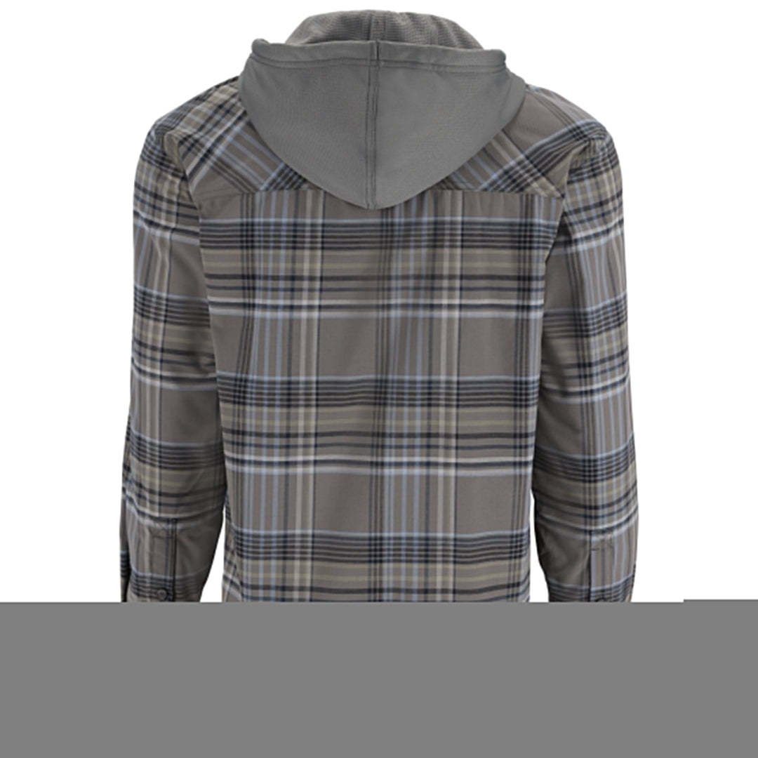 Simms Men's Coldweather Hoody Sale, Gunmetal Neo Plaid