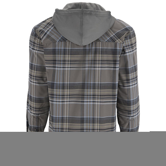Simms Men's Coldweather Hoody Sale, Gunmetal Neo Plaid