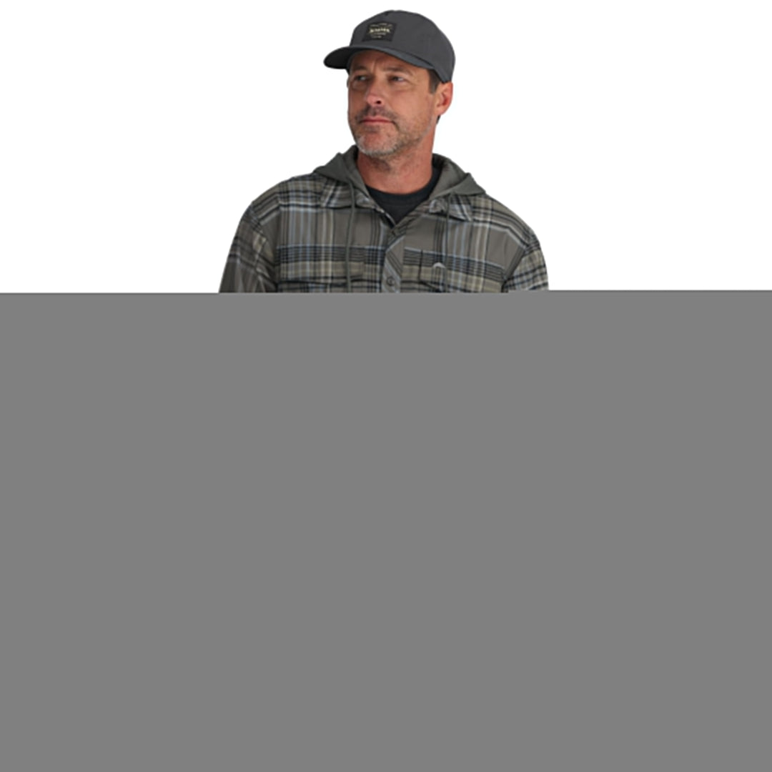 Simms Men's Coldweather Hoody Sale, Gunmetal Neo Plaid, view 2