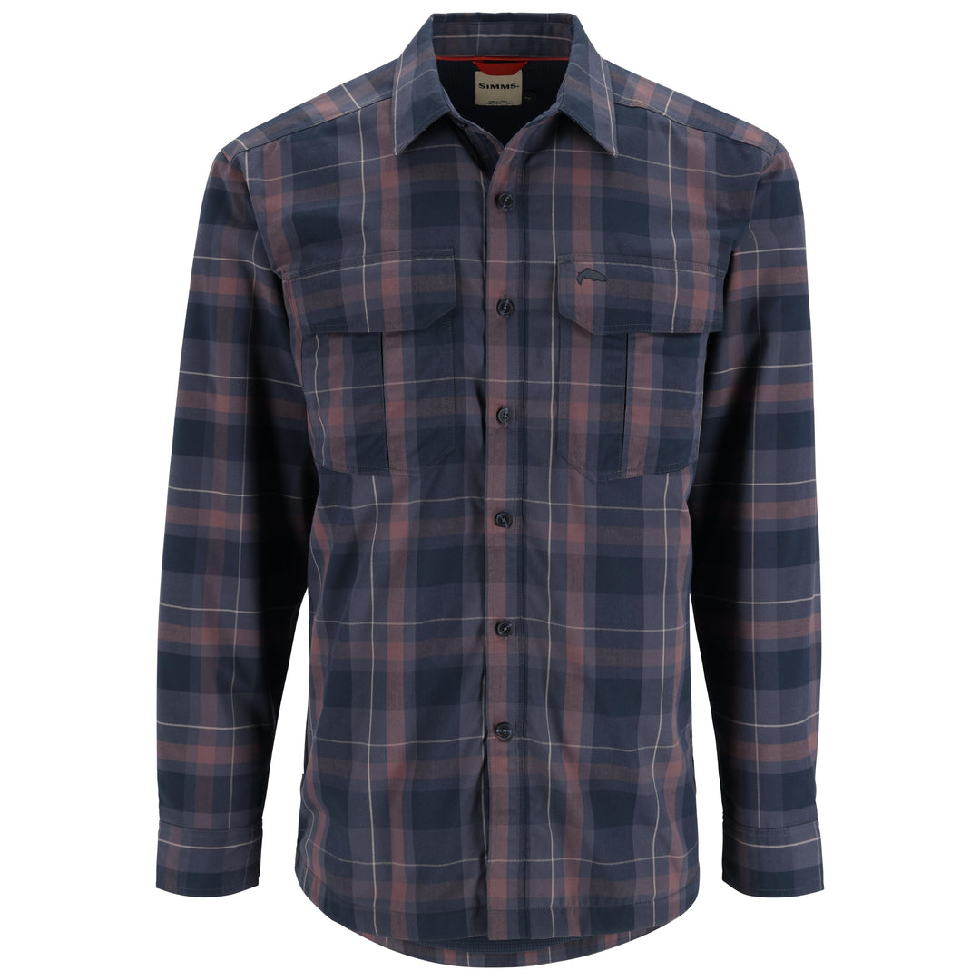 Simms Men's Coldweather LS Shirt Sale, Selvedge Logan Plaid