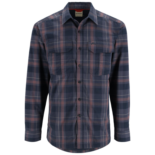 Simms Men's Coldweather LS Shirt Sale, Selvedge Logan Plaid