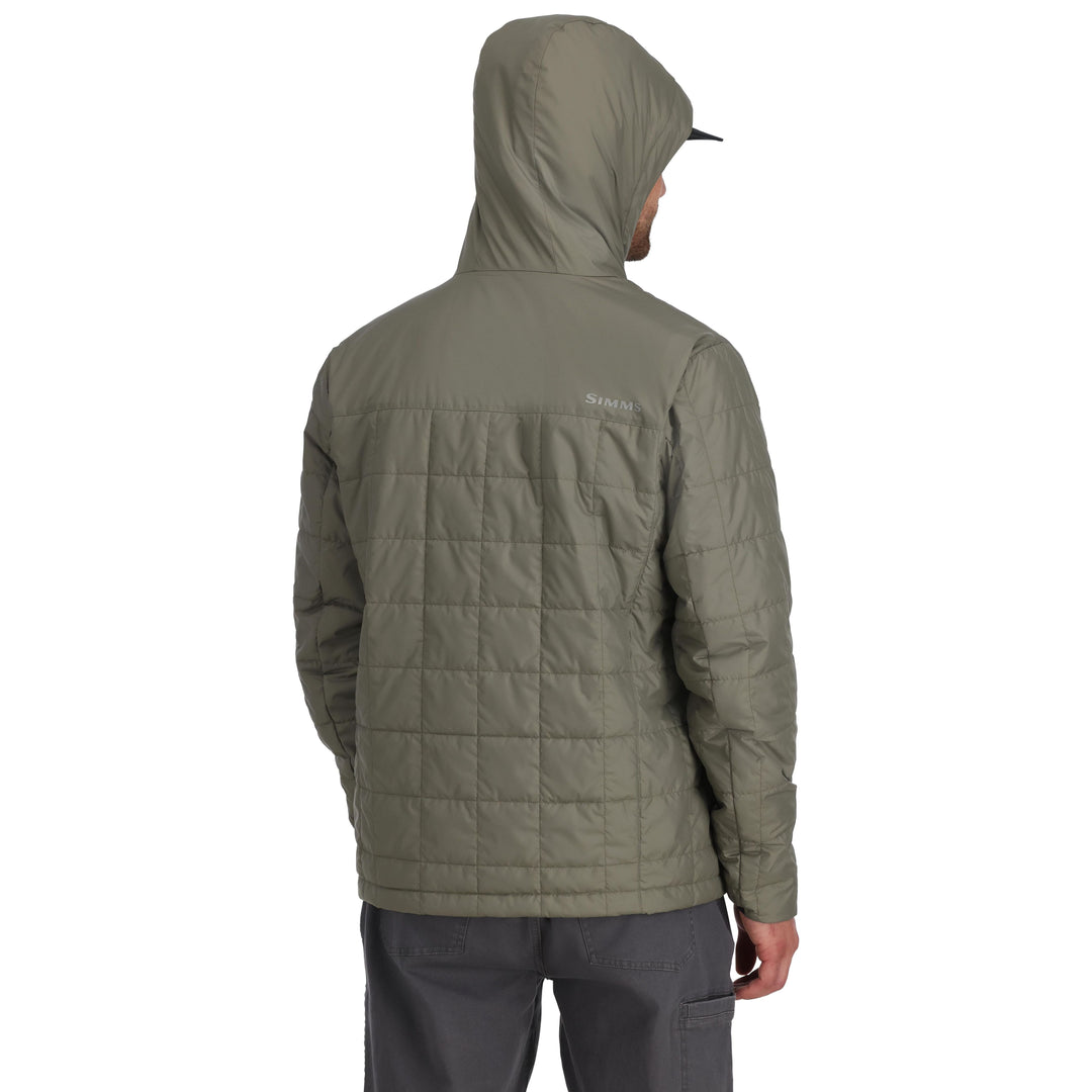 Simms Men's Fall Run Hoody Sale, Smokey Olive, view 4
