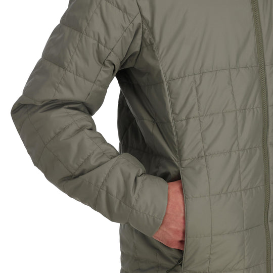 Simms Men's Fall Run Hoody Sale, Smokey Olive, view 6