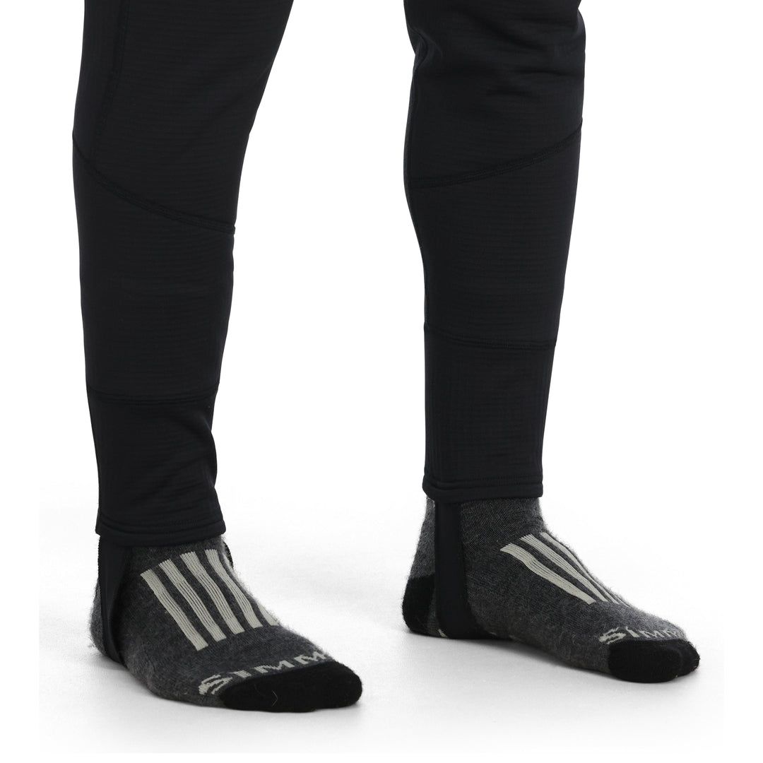 Simms Men's Fleece Midlayer Bib Sale, Black, view 7
