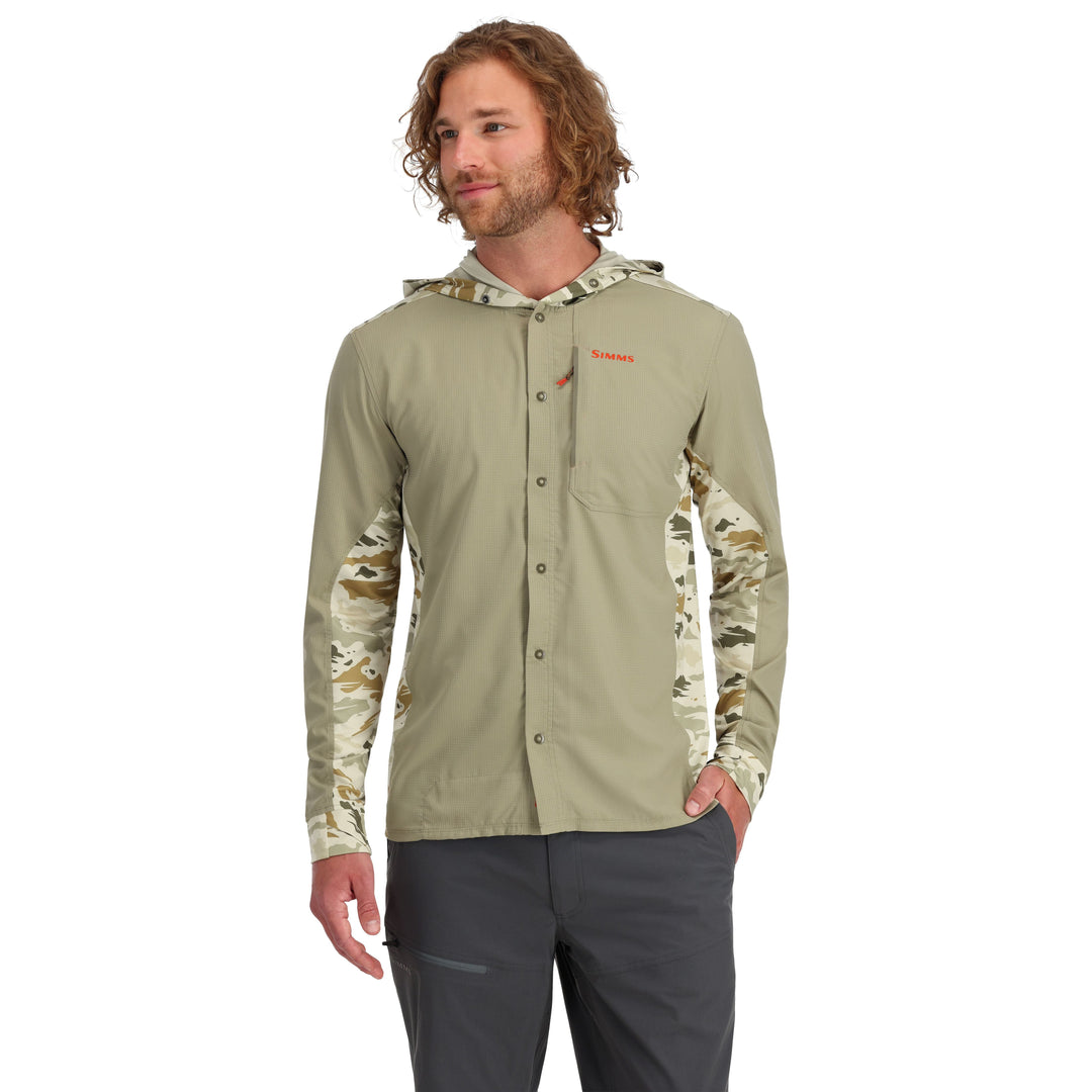 Simms Intruder Hoody - Sale, Stone/Ghost Camo Stone