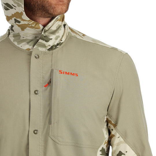 Simms Intruder Hoody - Sale, Stone/Ghost Camo Stone, view 4