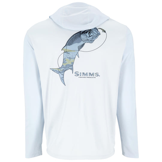 Simms Men's Tech Hoody - Artist Series Sale, Bimini Tarpon, view 2