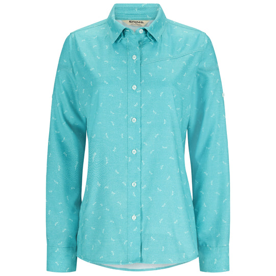 Simms Women's Isle Shirt - Sale, Dragonfly Gulf Blue