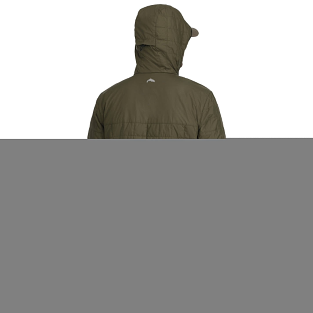 Simms Men's Fall Run Hybrid Hoody Sale, Loden, view 4