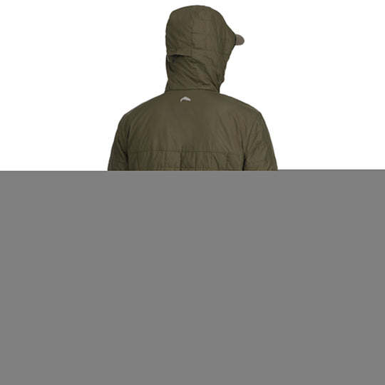 Simms Men's Fall Run Hybrid Hoody Sale, Loden, view 4