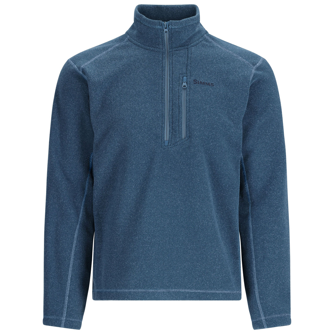 Simms Men's Rivershed-Half Zip Sale, Neptune Heather