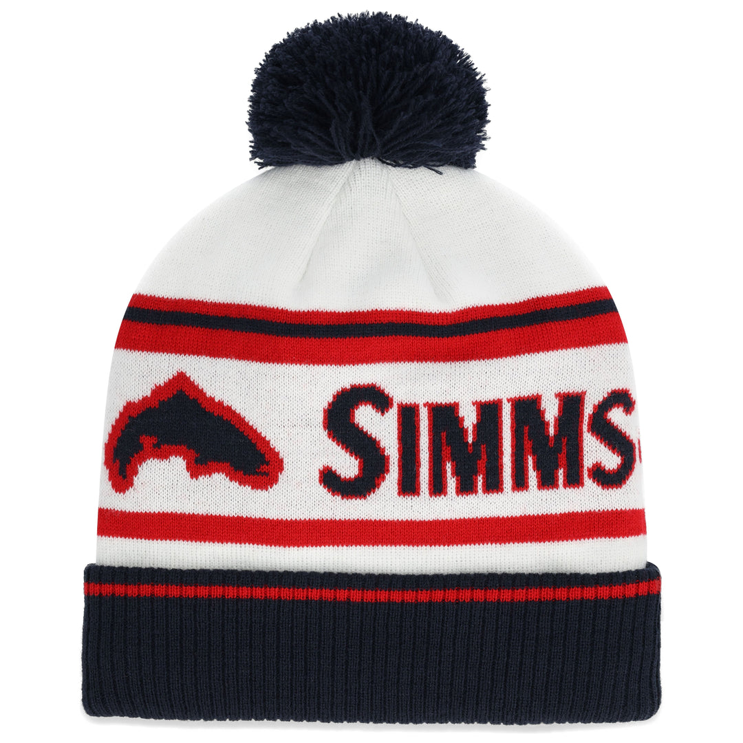 Simms Tip-Up Pom Beanie, Americana
