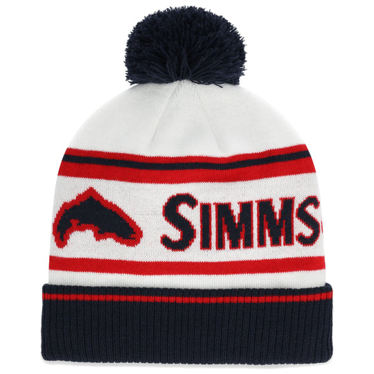 Simms Tip-Up Pom Beanie, Americana
