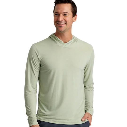 Free Fly Men's Elevate Lightweight Hoodie, Desert Sage