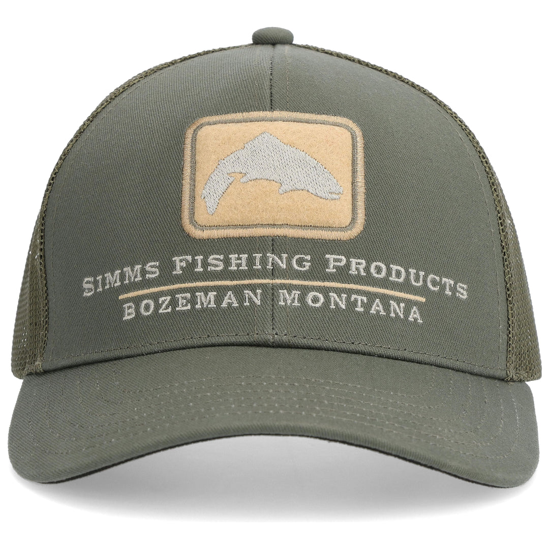 Simms Double Haul Icon Trucker, Smokey Olive
