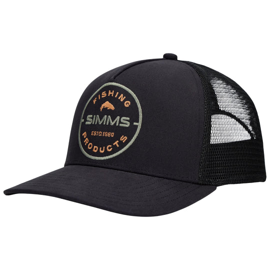 Simms Double Haul Trucker, Black Rounder