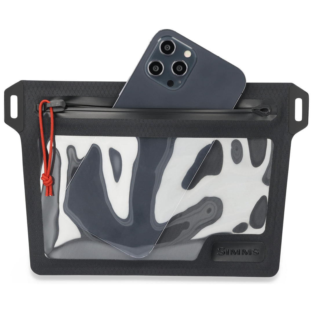 Simms Fishing Dry Creek Tech Pouch Sale, Black, view 3
