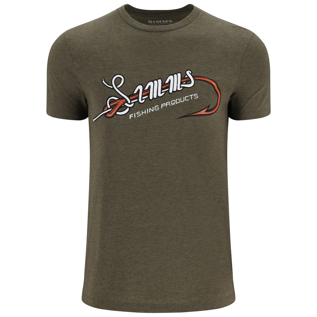 Simms Men's Hook & Loop T-Shirt Military Heather Image 01