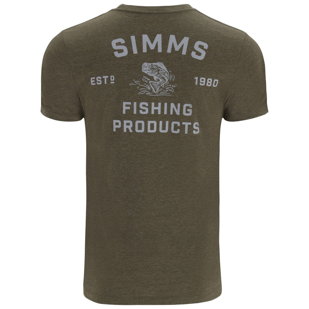 Simms Men's Stacked Bass T-Shirt Sale, view 2