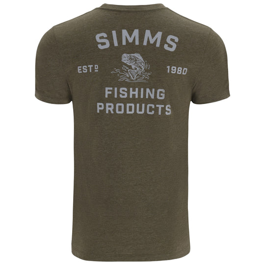 Simms Men's Stacked Bass T-Shirt Sale, view 2
