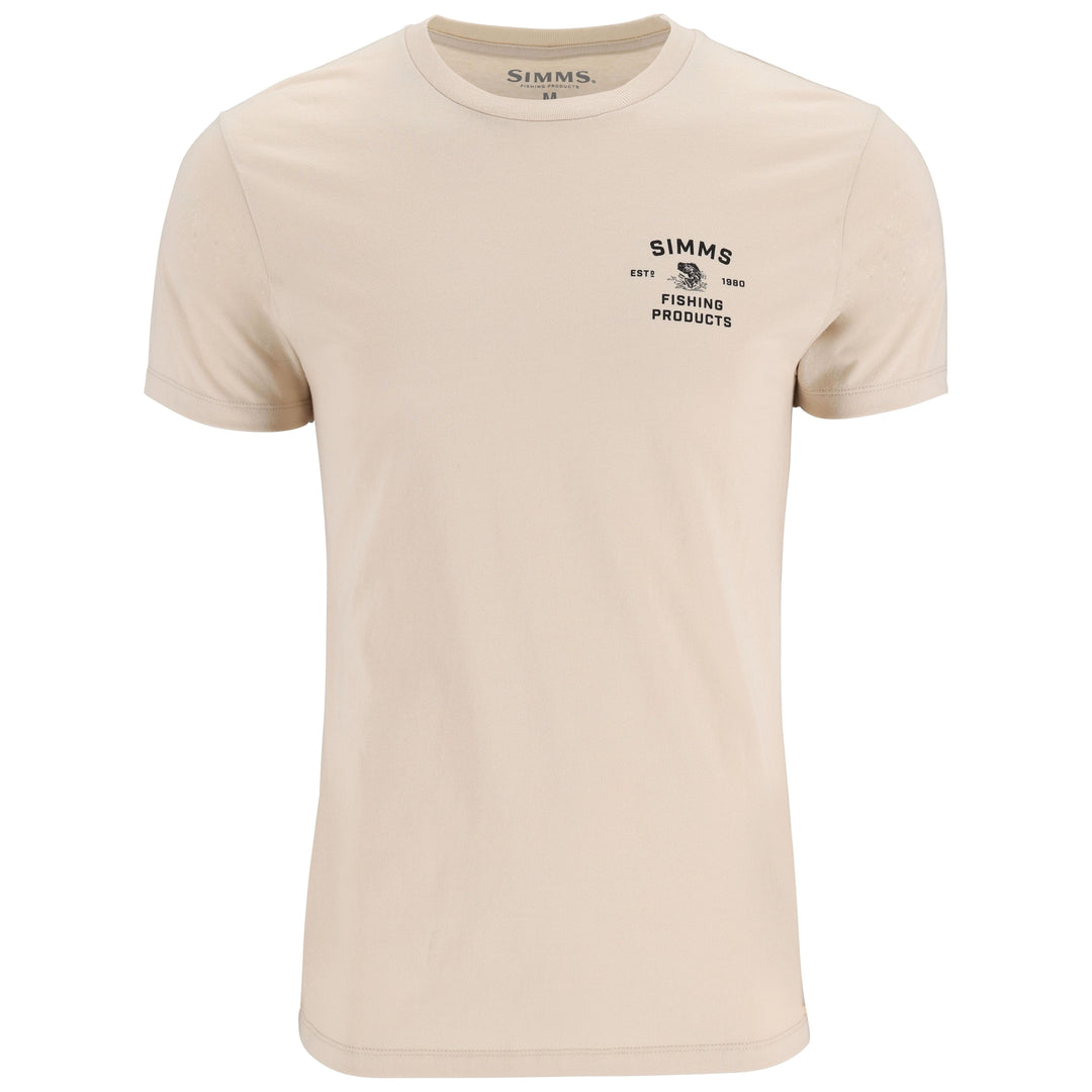 Simms Men's Stacked Bass T-Shirt Sale, view 3