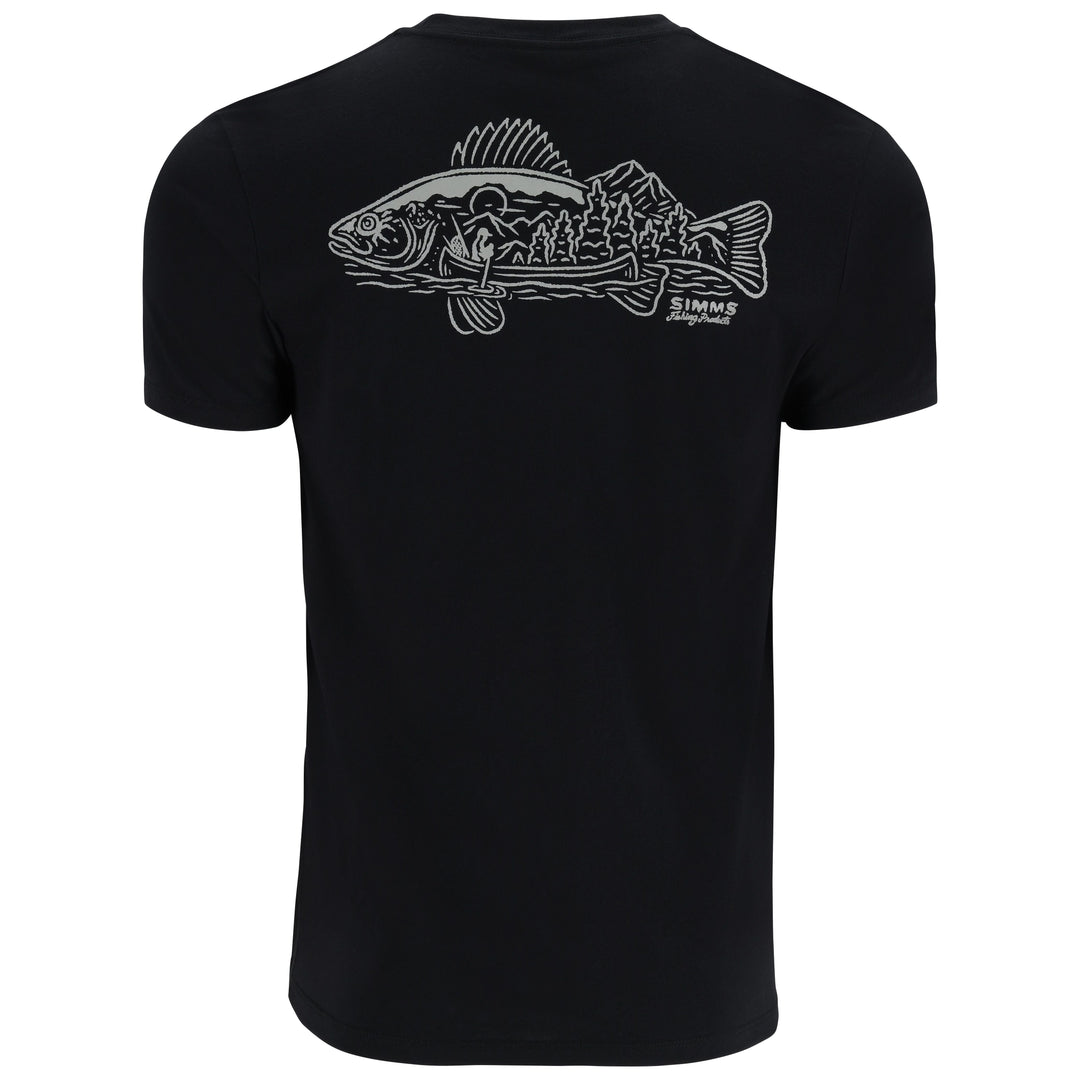 Simms Men's Walleye Scene T-Shirt Sale, view 3