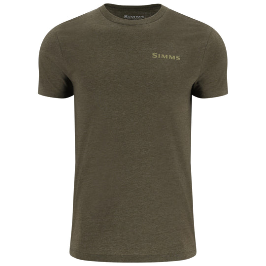 Simms Men's Walleye Scene T-Shirt Sale, Military Heather
