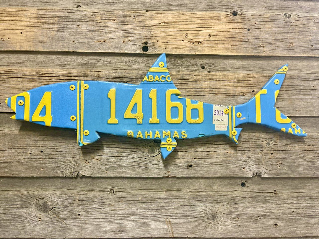 Cody's Fish 24" Bahamas Bonefish License Plate Art