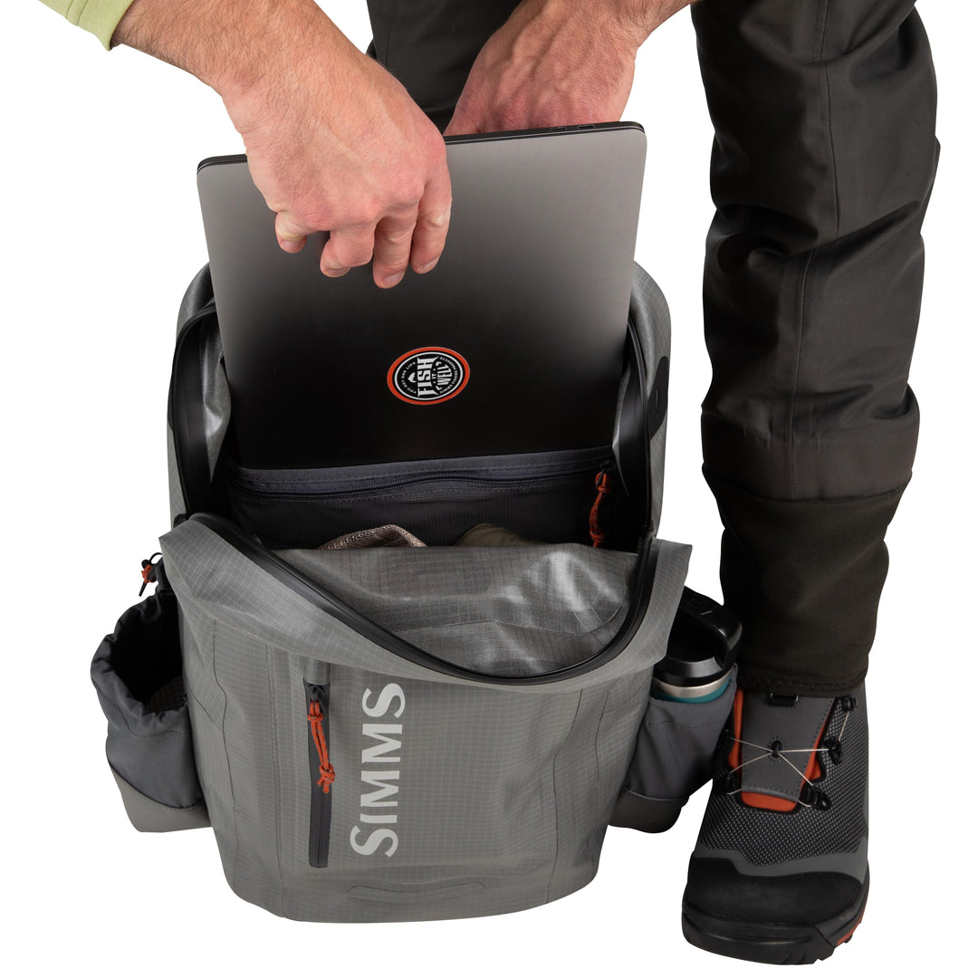 Simms Dry Creek Z Backpack, Steel, view 13