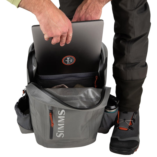 Simms Dry Creek Z Backpack, Steel, view 13