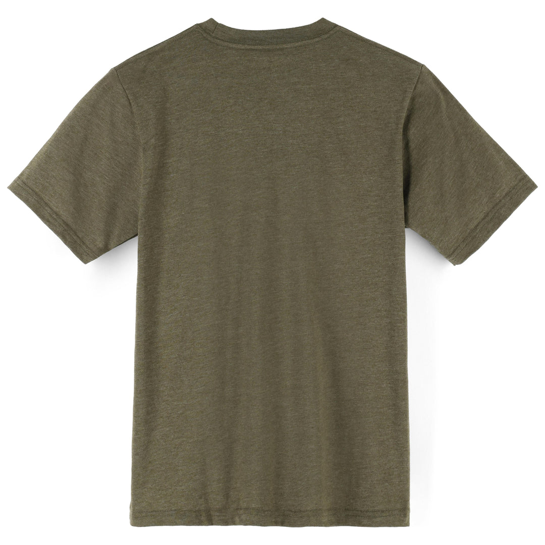 Simms Kid's Lazy Bear T-Shirt Sale, Military Heather, view 2
