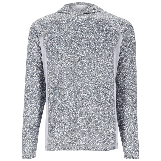Simms Men's Challenger Solar Hoody Pebble Steel Image 01