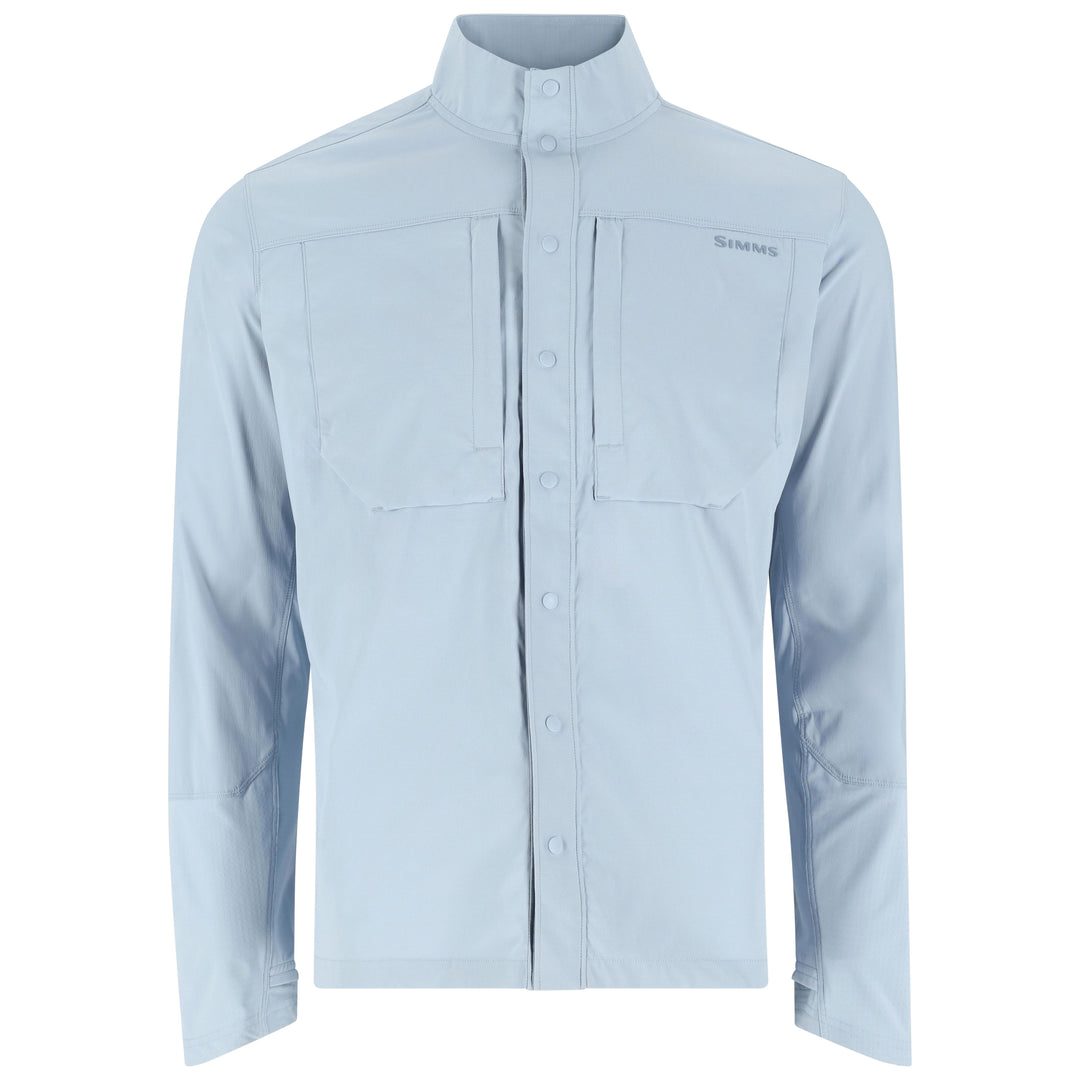 Simms Men's Latitude BiComp Shirt Steel Blue Image 01